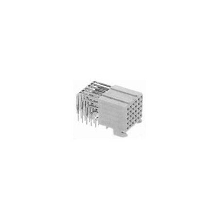 Fci Board Connector, 60 Contact(S), 5 Row(S), Female, Right Angle, 0.079 Inch Pitch, Press Fit HM1F52TAP000H6LF